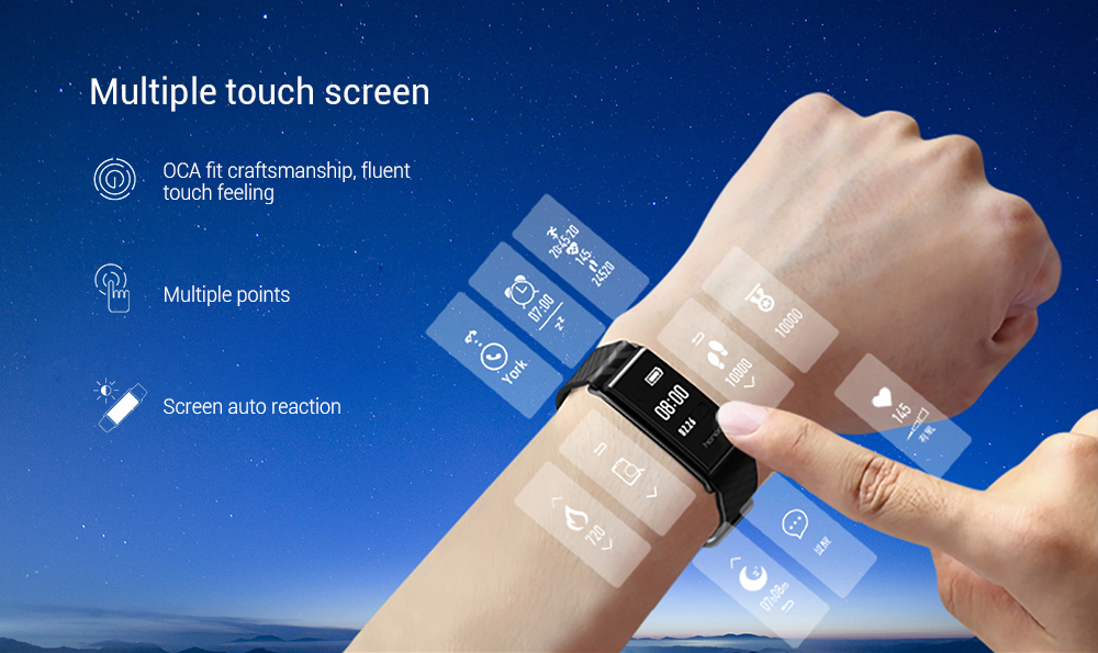 HUAWEI Honor A2 Smart Bracelet IP67 Waterproof Bluetooth 4.2 OLED Screen
