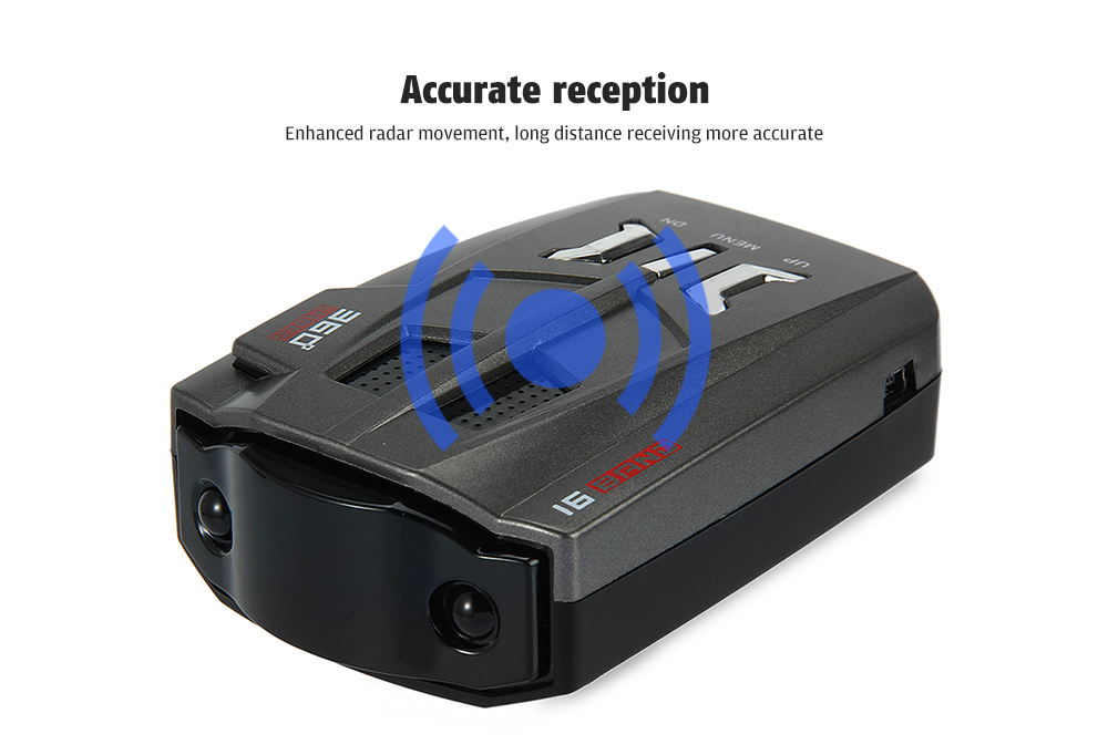 Anti-Interference / Accurate Reception / Automatic Monitoring Frequency Changing Electronic Dog Car Radar Detector Speedometer