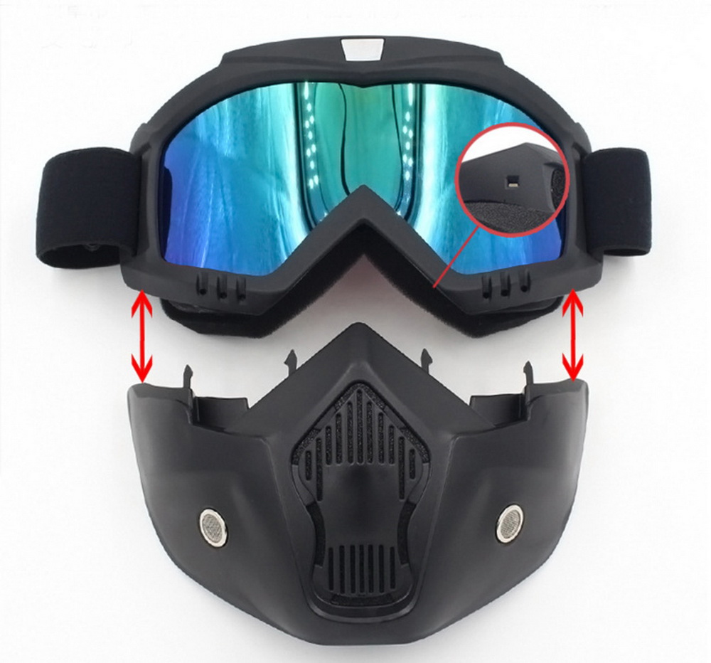 Motorcycle Helmet Bicycle Goggles Outdoor Cycling Equipment Harley Goggles Mask